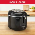 Friteuse Moulinex Original Classique Mega XXL, 2Kg, 1800W, Inox/Noir - AM480870 – Image 3