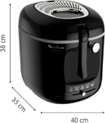 Friteuse Moulinex Original Classique Mega XXL, 2Kg, 1800W, Inox/Noir - AM480870 – Image 5