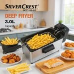 Friteuse inox 3L 1800W SilverCrset DF7710B-GS – Image 2