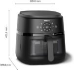 Friteuse À Air Chaud Saine 6.2L 1700W À Technologie RapidAir Philips NA230/09 – Image 5