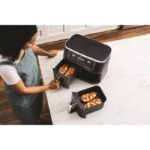 Friteuse Sans Huile Double Tiroir 9.5L Avec 6 Modes De Cuisson Ninja Original AF400EU – Image 4