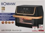 AirFryer XXL 10 L 1800W Multiprogrammes Bomann FR 6159 CB – Image 3