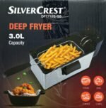 Friteuse inox 3L 1800W SilverCrset DF7710B-GS – Image 4