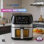Friteuse inox Sans Huile 8L 1800W Numérique Avec Fenêtre Visible Multismart MS-AF3528 – Image 5