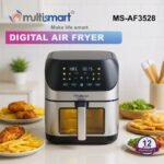 Friteuse inox Sans Huile 8L 1800W Numérique Avec Fenêtre Visible Multismart MS-AF3528 – Image 4