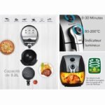 Friteuse sans huile Air Fryer 3.2L 1500W Robuste AF3 – Image 5