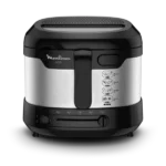 Friteuse 1.5L 1600W Uno Noir Moulinex Originnal inox AF215D10 – Image 2