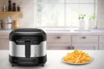 Friteuse 1.5L 1600W Uno Noir Moulinex Originnal inox AF215D10 – Image 5