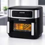 AirFryer inox XL L10.5 2000W 10 Programmes 1 Bac XL avec séparation amovible Brandmann BR5511DTW – Image 2