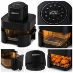 Airfryer Digital 4 en 1 Avec Bac en verre 6L+4.2L 1600W Sonashi SAF-642G – Image 4
