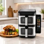 Airfryer double stack inox Digital 5L+5L 2800W Multismart MS-AF5011 – Image 2