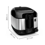 FRITEUSE MOULINEX SUPER UNO 1.5KG INOX/NOIR AM316D10 – Image 8
