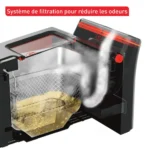 Friteuse classique Tefal origial Clear Duo Friteuse, Moins de fumee et d'odeurs,Noir, FR600810 – Image 5