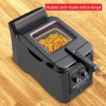 Friteuse classique Tefal origial Clear Duo Friteuse, Moins de fumee et d'odeurs,Noir, FR600810 – Image 6