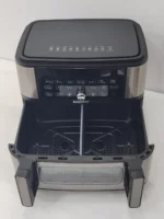 Friteuse – Air fryer Numérique Double Bac 10L Digital multiprogrammes En inox Sonashi SAF-115 – Image 4