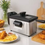 Friteuse inox 3L 1800W SilverCrset DF7710B-GS – Image 3