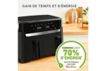 Friteuse Électrique À Air Chaud 8.3L Double Tiroir 2700W Easy Fry Dual Moulinex EZ901H20 – Image 9