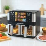 AirFryer 8L 02 Pannier 4L+4L 1000W+1000W Avec Tablet MultiSmart MS-AF6108 – Image 2